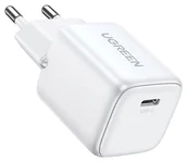Ładowarki do telefonów - Ugreen 15324 Nexode mini, USB-C, PD3.0, QC4.0, GaN, 20W biały - miniaturka - grafika 1