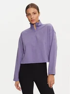 Bluzy damskie - 4F Bluza 4FWAW24TSWSF1337 Fioletowy Loose Fit - miniaturka - grafika 1