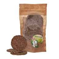 Przysmaki dla gryzoni - FACTORYHERBS Ciasteczka z pasternaku i babki lancetowatej z siemieniem lnianym - przysmak dla gryzoni i królika - 70g - miniaturka - grafika 1