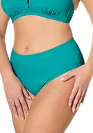 Stroje kąpielowe - goldenpoint Bikini damski kostium kąpielowy, wysoki krój, slipy modelujące, niebieski, L - miniaturka - grafika 1