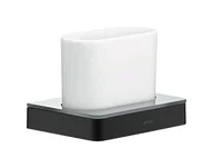 Kubki na szczoteczki do zębów - Axor Universal Kubek ścienny czarny mat 42834670 - odbiór osobisty: Kraków, Warszawa - miniaturka - grafika 1