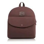 Plecaki - ﻿Plecak Damski Miejski Brązowy Wegański Młodzieżowy Modny Paolo Peruzzi - miniaturka - grafika 1