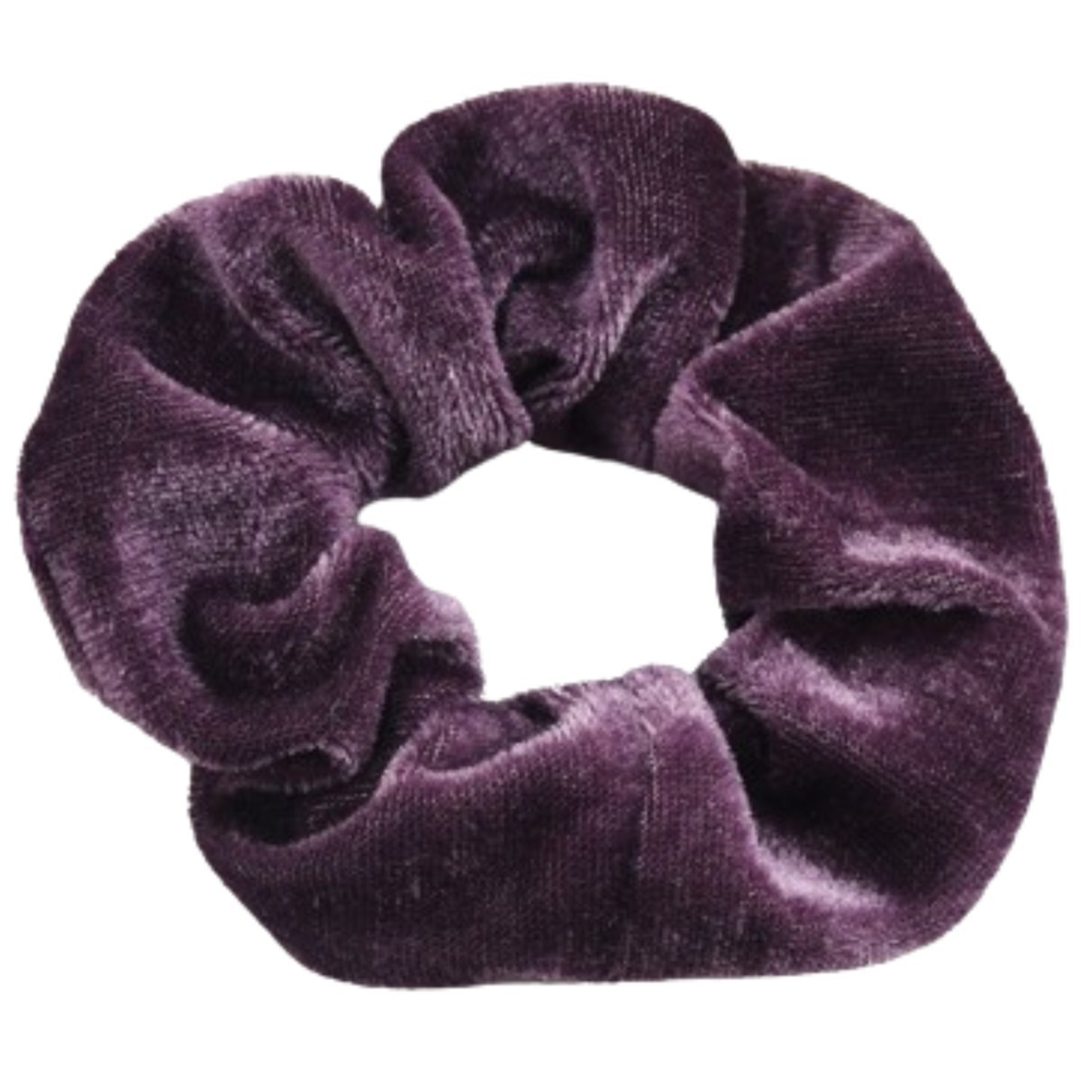 Gumka do Włosów Fioletowa Welurowa Bez Łączeń Wygodna i Bezpieczna