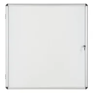 Gabloty - Bi-Office Gablota z białą powierzchnią magnetyczną, 940 x 981 mm VT660109150 - miniaturka - grafika 1