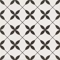 Płytki ceramiczne - Gres szkliwiony Clover Pattern patchwork black 29,8 x 29,8 cm gat. I - miniaturka - grafika 1