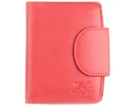 Portfele - Portfel damski Hannah - czerwony, skórzany - miniaturka - grafika 1