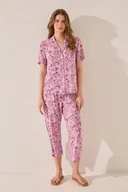 Piżamy damskie - women'secret piżama damska kolor fioletowy 4859418 - miniaturka - grafika 1
