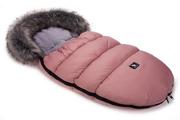 Śpiworki dla dzieci - Cottonmoose Śpiworek zimowy Moose z futerkiem Różowy Cottonmoose 9720056 - miniaturka - grafika 1