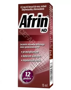 MSD AFRIN ND 0,05% 15 ml aerozol 4580021 - Przeziębienie i grypa - miniaturka - grafika 1