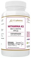 Witaminy i minerały - Altopharma Witamina K2 MK-7 z Natto 200 g 120 kapsułek 1146130 - miniaturka - grafika 1