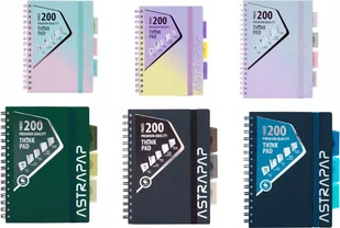 Kołozeszyt PP ASTRAPAP Ombre Line B5 200 stron - colours 104023006 mix cena za 1 szt - Szkolne artykuły papiernicze - miniaturka - grafika 1