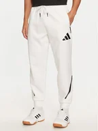 Spodnie sportowe męskie - adidas Spodnie dresowe Z.N.E. JF2449 Biały Regular Fit - miniaturka - grafika 1