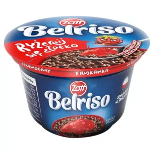 Zott Belriso Deser mleczny o smaku czekoladowym z ryżem i sosem 200 g - Desery mleczne - miniaturka - grafika 1