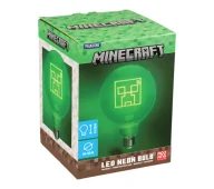 Gadżety dla graczy - Paladone LED Neon Bulb E27 Minecraft Creeper - miniaturka - grafika 1