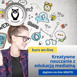 Podstawy kreatywnego nauczania z elementami edukacji medialnej kurs online - Pomoce naukowe - miniaturka - grafika 1