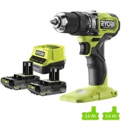 Wiertarko-wkrętarki akumulatorowe - RYOBI RPD18BL-2C20S - miniaturka - grafika 1