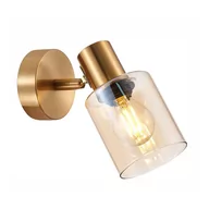 Lampy sufitowe - Reflektor sufitowy Santia SPL-65342-1-BRO-AMB - Italux - miniaturka - grafika 1