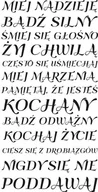 Naklejki na ścianę - Napis na ścianę naklejka cytat Miej nadzieję 115, 200x100 cm - miniaturka - grafika 1