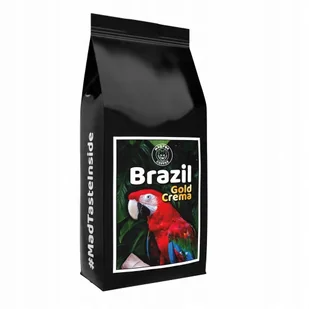 Kawa ziarnista 1kg Brazil Gold Crema Świeżo Palona Do Ekspresu - Kawa - miniaturka - grafika 1