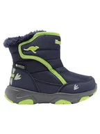 Kozaki damskie - Kangaroos Kozaki zimowe "KS-Trunks Mid V" w kolorze granatowo-zielonym - miniaturka - grafika 1