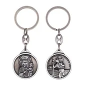 Dewocjonalia - Brelok - Matka Boża Częstochowska - Św. Krzysztof - miniaturka - grafika 1
