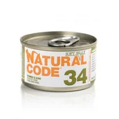Mokra karma dla kotów - Natural Code 34 Tuńczyk Z Kiwi - Mokra Karma Dla Kota - Puszka 85G - miniaturka - grafika 1