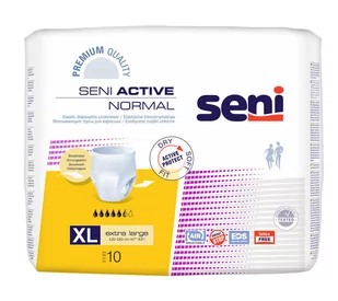 Seni Active Normal XL Majtki chłonne wciągane A10 - Moda i Uroda OUTLET - miniaturka - grafika 1