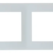 Klawisze i ramki - OSPEL Ramka podwójna FOKUS Biały - miniaturka - grafika 1