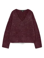Swetry damskie - Vero Moda Sweter w kolorze bordowym - miniaturka - grafika 1