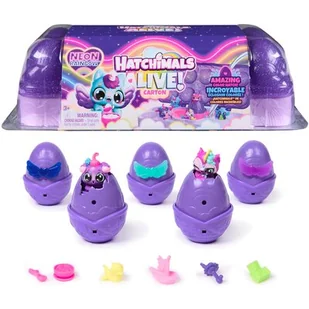Zestaw figurek SPIN MASTER Hatchimals Alive Neon Rainbow 6072615 - Figurki dla dzieci - miniaturka - grafika 1