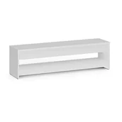 Wyposażenie sportowe i gimnastyczne - Ławka szatniowa z półką na obuwie, wzmocniona, 1500 mm, biały - miniaturka - grafika 1