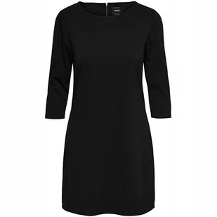 ONLY SUKIENKA DAMSKA CZARNA GŁADKA TRAPEZOWA MINI RĘKAW 3/4 L J9A - Sukienki ONLY SUKIENKA DAMSKA CZARNA GŁADKA TRAPEZOWA MINI RĘKAW 3/4 L J9A - Sukienki - miniaturka - grafika 1