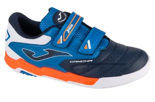 Joma Cancha Jr. 2403 IN CAJW2403INV, dla chłopca, buty halowe - halówki, Granatowy - Piłka nożna - miniaturka - grafika 1