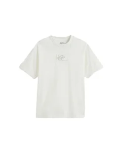 T-shirt Męski VANS Blocked Box Loose SS Marshmallow VN000RAPFS81 XS - Koszulki męskie - miniaturka - grafika 1