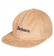 Czapki i chusty sportowe męskie - Snapback dc shoes oldschool czapka beżowa sztruks - miniaturka - grafika 1