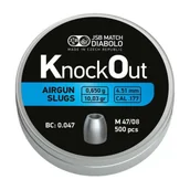 Amunicja do wiatrówek - Śrut JSB 4,51mm 0,650g KnockOut Slugs .177 500 szt. - miniaturka - grafika 1