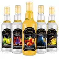 Domowy wyrób alkoholu - BUTELKA ZDOBIONA PREMIUM MONOPOL 0,5L - RÓŻNE WZORY - miniaturka - grafika 1