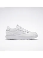 Trampki damskie - Reebok Skórzane sneakersy "Club C Double" w kolorze białym - miniaturka - grafika 1