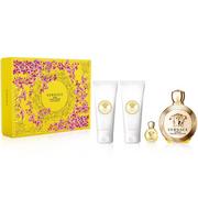 VERSACE EROS POUR FEMME ZESTAW EDP 100ML + EDP 5ML + BALSAM 100ML + ŻEL P/P 100ML