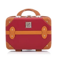 Kosmetyczki, organizery i kuferki - Kuferek Semi Line T5840-1 Bordowy - miniaturka - grafika 1