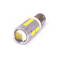 Żarówki samochodowe - H6W Żarówka Led Bax9S 12V 400Lm Biała Canbus Motoledy - miniaturka - grafika 1