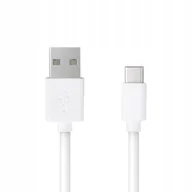 Kable USB - KABEL USB - USB-C DO ŁADOWANIA TELEFONU 2A SZYBKIE ŁADOWANIE BIAŁY 1m VAYOX - miniaturka - grafika 1