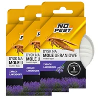 Zwalczanie i odstraszanie szkodników - Dysk NO PEST na Mole Ubraniowe 3 szt o Zapachu Lawendy Środek Na Mole Odzieżowe Pułapka Przeciw Molom Ubraniowym - miniaturka - grafika 1