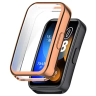 Akcesoria do smartwatchy - Pełne etui ochronne 360° Vanfone do Huawei Band 8/9, różowe złoto - miniaturka - grafika 1