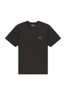 Koszulki męskie - KOSZULKA TSHIRT MĘSKI WRANGLER 112362800 SMALL LOGO TEE FADED BLACK M - miniaturka - grafika 1
