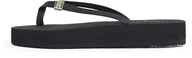 Klapki i japonki damskie - TOMMY HILFIGER Damskie japonki ELEVATED CHIC BEACH SANDAL, CZARNE (czarne), 44 EU, Czarny, 40 EU - miniaturka - grafika 1