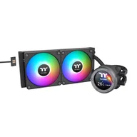 Chłodzenie wodne - Thermaltake CL-W414-PL12SW-A system chłodzenia komputerów Procesor Zestaw do chłodzenia płynami 12 cm Czarny CL-W414-PL12SW-A - miniaturka - grafika 1