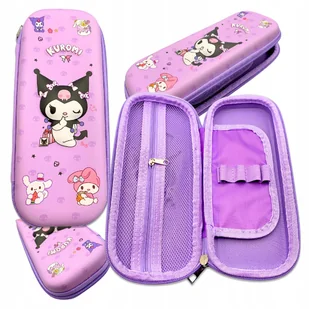 Piórnik Szkolny Do Szkoły Kuromi Sanrio Organizer Na Przybory Kredki - Piórniki Piórnik Szkolny Do Szkoły Kuromi Sanrio Organizer Na Przybory Kredki - Piórniki - miniaturka - grafika 1
