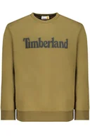 Bluzy męskie - ZIELONA BLUZA MĘSKA BEZ ZAMKA TIMBERLAND - Timberland - miniaturka - grafika 1