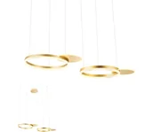 Lampy sufitowe - Redo 01-2606 - LED Żyrandol ściemnialny na lince SIGUA LED/99W/230V 3000K złoty - miniaturka - grafika 1